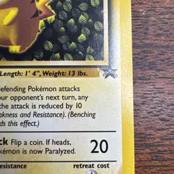 Pokemon "Ivy" PIKACHU Card BLACK STAR PROMO Set #1 Wizard of the Coast League NM - Image 4