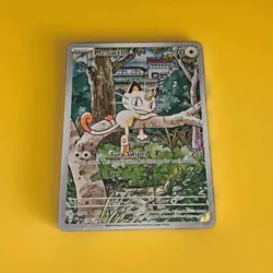 Pokemon Meowth 106/094 – Phantasmal Flames – English IR (Illustration Rare) NM - Image 1