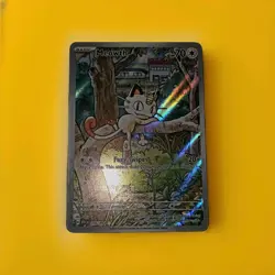 Pokemon Meowth 106/094 – Phantasmal Flames – English IR (Illustration Rare) NM - Image 3