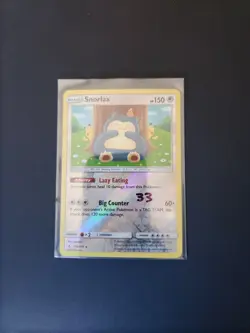 Pokemon Snorlax 158/214 Sm-Unbroken Bonds Holo Rare Reverse Holo NM 33 - Image 3