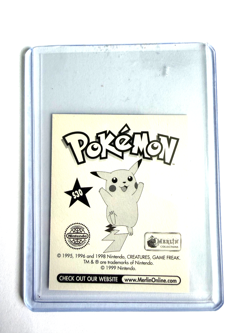 1999 Pikachu Prizm Pokemon Sticker Merlin #S30 - Image 2