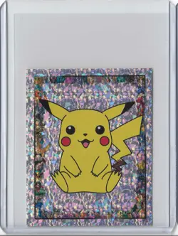 Pokemon- 1999 Merlin Pikachu Sticker #S1 Prism - Image 1