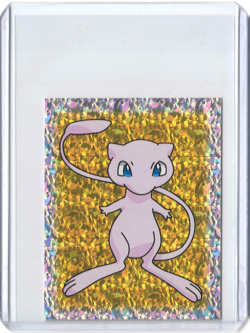 Pokemon- 1999 Merlin Mew Sticker #S25 Prism - Image 1