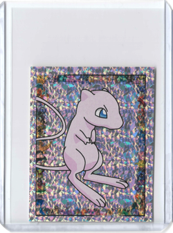 Pokemon- 1999 Merlin Mew Sticker #S23 Prism - Image 1