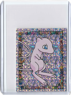 Pokemon- 1999 Merlin Mew Sticker #S23 Prism - Image 1