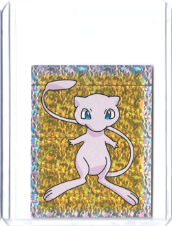 Pokemon- 1999 Merlin Mew Sticker #S25 Prism - Image 1