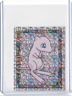 Pokemon- 1999 Merlin Mew Sticker #S23 Prism - Image 1