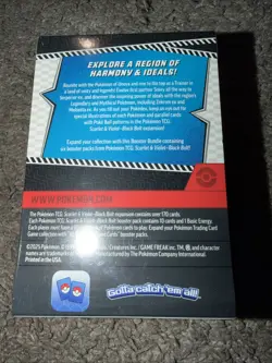 Pokemon Scarlet & Violet Black Bolt Booster Bundle Factory Sealed - Image 2