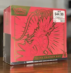 Pokemon Scarlet and Violet ETB Elite Trainer Box (Koraidon) - Sealed Box - Image 1
