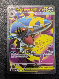 Mega Sharpedo ex - 113/094 Phantasmal Flames (Pokemon) Ultra Rare - Image 1