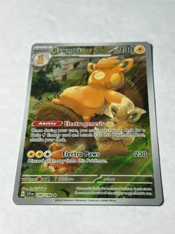 Pokemon TCG Pawmot 209/198 Sv01: Scarlet & Violet Base Set Holo Illustration NM - Image 1