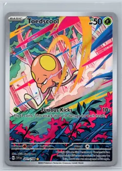 Toedscool - Illustration Rare SV01: Scarlet & Violet Base Set 201/198 NM Pokemon - Image 1