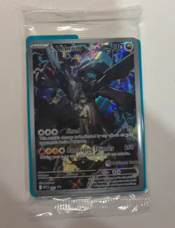 2026 N's Zekrom 031 MEP Ascended Heros ETB Promo Pokemon Center Stamp SEALED - Image 1
