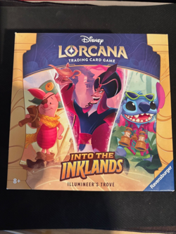 Disney Lorcana Into The Inklands Illumineer's Trove with 8 Booster Packs. Sealed - Image 1