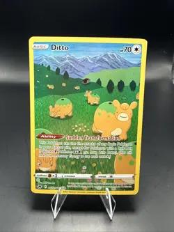Pokemon TCG Ditto Crown Zenith Galarian Gallery Holo Ultra Rare Card GG22/GG70 B - Image 2