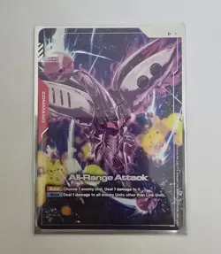All-Range Attack Alternate Art Foil GD02-107 R+ Gundam TCG Card Game - Image 1