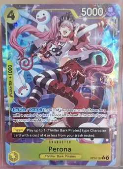 Perona Alt Art OP14-111 R☆ THE AZURE SEA'S SEVEN. ENGLISH CARD. - Image 1