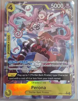 Perona Alt Art OP14-111 R☆ THE AZURE SEA'S SEVEN. ENGLISH CARD. - Image 2