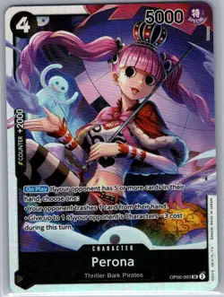 Perona OP06-093 SR Wings of the Captain - One Piece Card - NM - Image 1