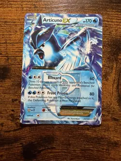 Pokemon TCG Articuno EX Ultra Rare Holo Card Plasma Storm 25/135 - Image 1