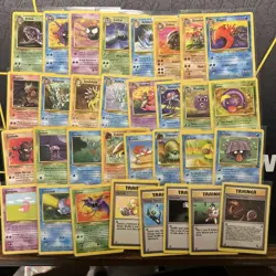 Complete Fossil Uncommon And Common Set -WOTC Pokemon Cards- LP -32 Cards- (4) - Image 1