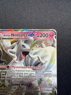 Alolan Ninetales GX 132/214 Sm-Lost Thunder Holo Sun & Moon Pokemon - Image 4