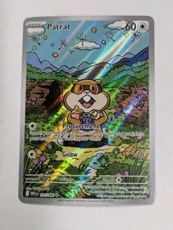 Patrat 152/086 Sv: White Flare Holo Illustration Rare ENGLISH Pokemon TCG NM - Image 1
