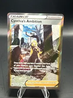 Pokemon TCG Cynthia's Ambition Crown Zenith: Galarian Gallery GG60/GG70 - Image 1