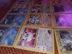 14x Vintage Pokemon Gym Challenge / Gym Heroes Lot ALL DAMAGED Creased See Pics - Image 3