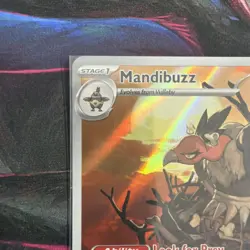 Pokemon TCG Mandibuzz 145/086 Illustration Rare SV10.5 White Flare - Image 2