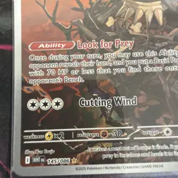 Pokemon TCG Mandibuzz 145/086 Illustration Rare SV10.5 White Flare - Image 5