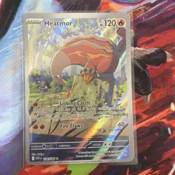 Pokemon: Heatmor - 104/086 - SV: White Flare (WHT) Holo Illustration Rare - Image 1