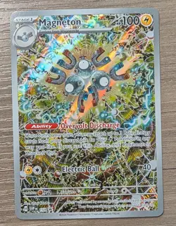 2024 POKEMON CENTER BLACK STAR PROMO SVP EN #159 MAGNETON SURGING SPARKS ETB - Image 1