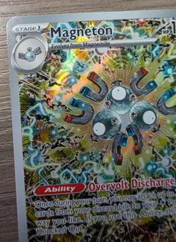 2024 POKEMON CENTER BLACK STAR PROMO SVP EN #159 MAGNETON SURGING SPARKS ETB - Image 2