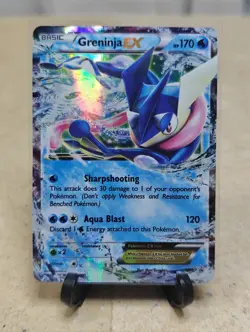 Pokemon TCG Greninja-EX XY20 Holo Foil Promo 2014 - Image 1