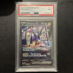 Pokemon Miraidon EX TCG Scarlet & Violet Special Illustration Rare #244 PSA 9 - Image 1