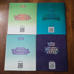 Lot of 4 Pokemon Scarlet & Violet TCG Player's Guide Books + Chips & Dice Sets - Image 2