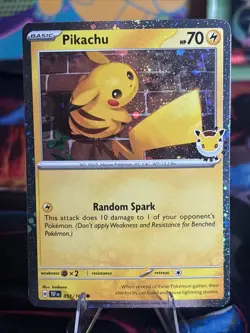 Pikachu 051/162 Pokemon Day 2026 30th Anniversary Stamped Promo Pokemon TCG NM - Image 1