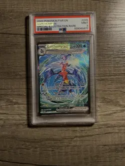 2023 POKEMON PAR EN GARCHOMP ex SPECIAL ILLUSTRATION RARE PSA9 - Image 1