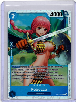 One Piece TCG OP10-058 Rebecca Super Rare NM - Image 1