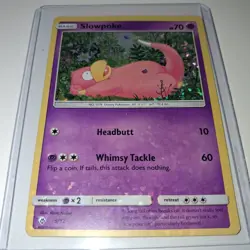 Pokemon Cards Slowpoke 5/12 McDonald's Promo Holo 2018 - Image 1
