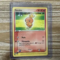 Torchic 73/109 Common Ex Ruby & Sapphire 2003 Pokemon Card Near Mint- Mint - Image 1