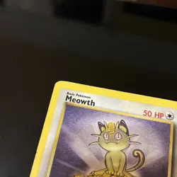 Pokemon TCG Meowth 56/64 Jungle Regular LP Non Holo Card - Image 4
