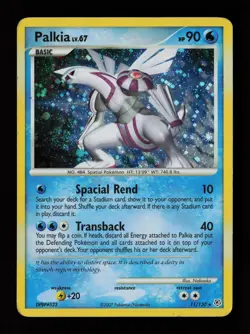 Palkia 11/130 Holo Rare Diamond and Pearl Pokemon Card - Image 1