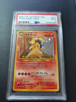 Neo Genesis Typlosion Holo Psa 9 Mint Original Pokemon Card Wotc - Image 2