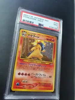 Neo Genesis Typlosion Holo Psa 9 Mint Original Pokemon Card Wotc - Image 3