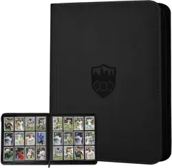 Trading Card Binder 12 Pocket, PU Cover Card Binder for 720 Cards, Premium trad - Image 1