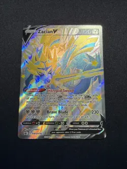 Zacian V (Shiny) SWSH292 SWSH: Sword & Shield Promo Cards Holo - NM - Image 1
