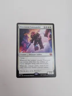MTG - Triceraton Commander - Teenage Mutant Ninja Turtles NM/M Condition - Image 1