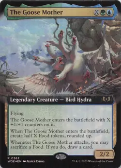 The Goose Mother (Extended Art) Wilds of Eldraine Rare Foil #362 NM MTG - Image 1